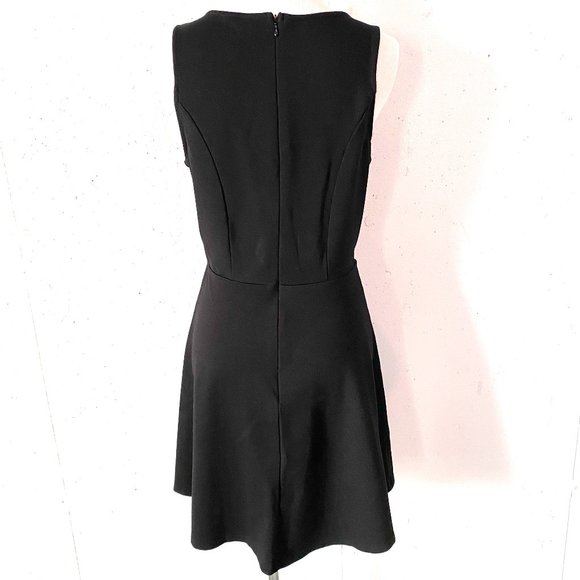 Mauirces, EUC, Little Black Dress, A Line, Scalloped V Neck, Empire Waist, Med - Picture 3 of 13